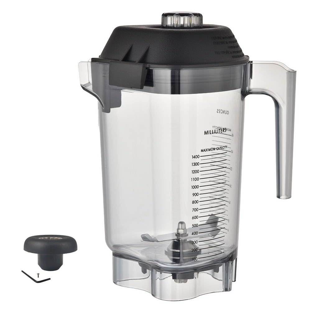 for Blenders 48 oz Advance Container, replace Touch & Go, The Quiet One, Drink Machine, Barboss and Blending Station Advance Commercial Series Pitcher Jar Cup