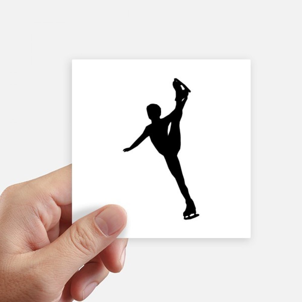 Patinage autocollant sport 10cm pour décorer la chambre d'un jeune athlète