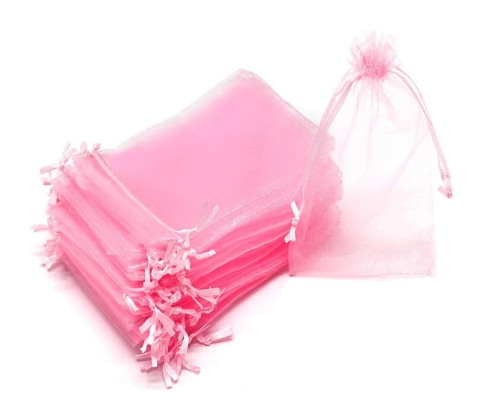 Organza para frutas reutilizable: protege tus cultivos de avispas y pájaros con 50 bolsas rojas