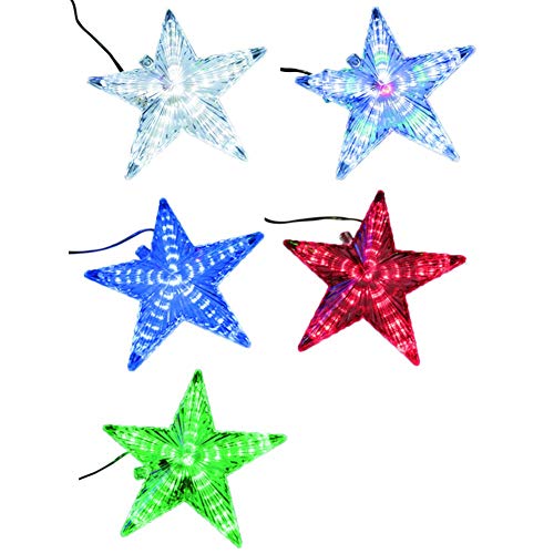 Novobey Christmas Tree Topper Star Light, Led Light Up Christmas Tree Topper Star Light For Christmas Tree Ornaments Party Home Decor (Us Plug) #TOP3