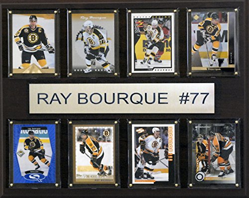 NHL Boston Bruins Ray Bourque 8-Card Plaque, 12 x 15-Inch