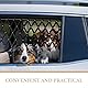 POPETPOP Hund Fensterzaun Fensterbarriere Für Haustierautos Fensterschutz Für Hunde Autofenster Haustiertor Hund G8 Unternehmen LKW-fensterlüfter Reisen Schutzplatte Der Hund Metall