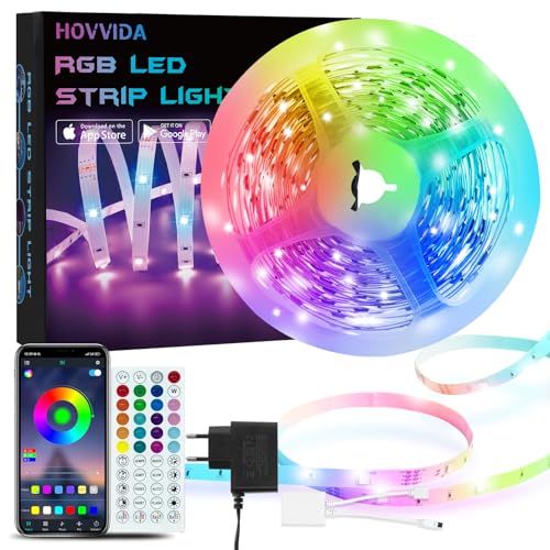 HOVVIDA Tira LED 5M, 30 LED/Metro, 1x5M, 24V RGB Luces LED, 150