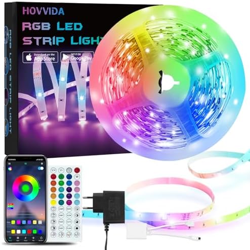 Fita LED RGB HOVVIDA de 5 metros