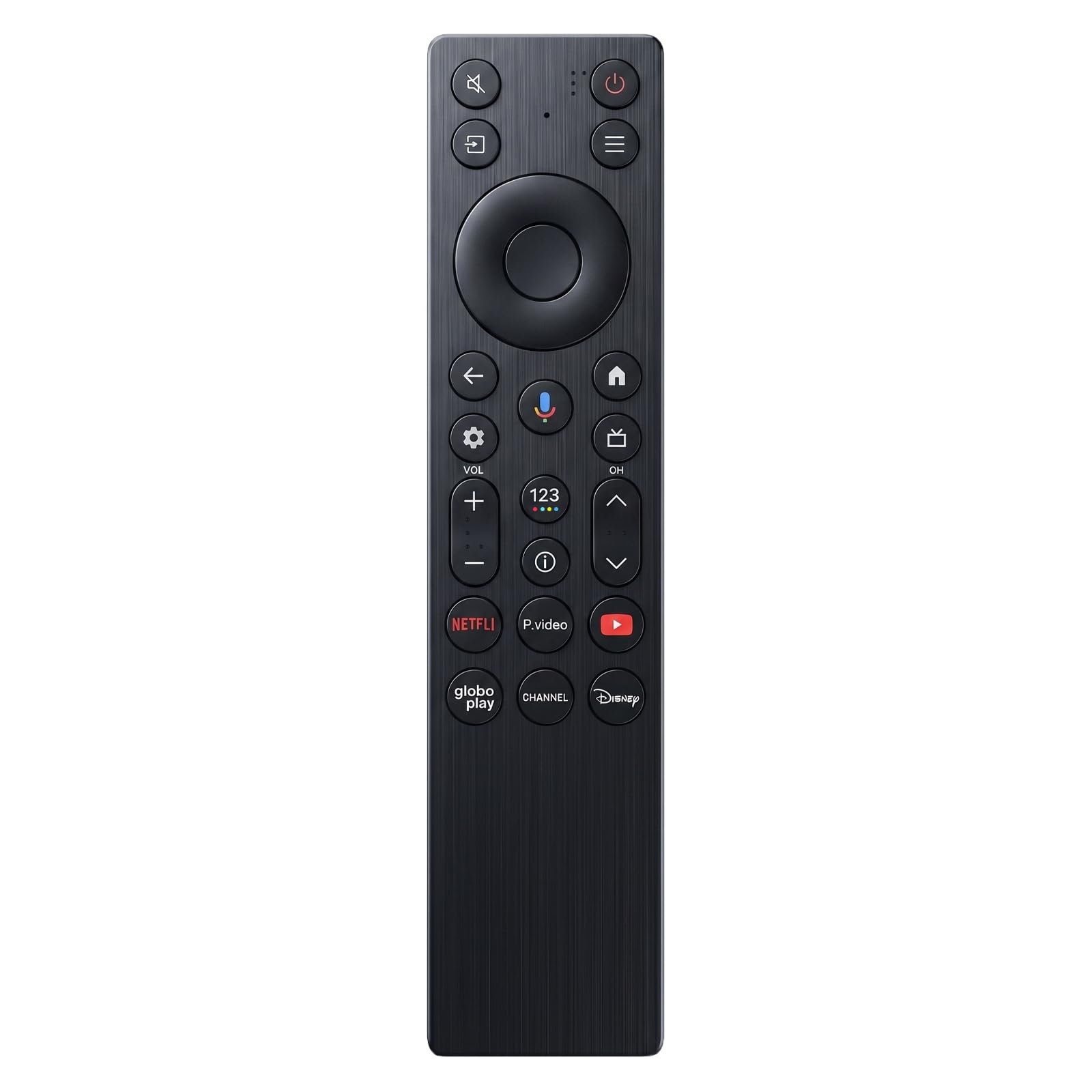 New Voice Remote Control for TCL TV Remote,for TCL Google TV Remote | Compatible with TCL QM5K/QM6k/QM7K LED QLED HDR QD-Mini 4K Google Smart TVs black
