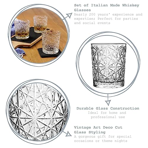 Bormioli-Rocco-Lounge-DOF-Glass-Set-Of-4-135-Oz-Clear-For-Whiskey-BourbonJuice-And-Water-Made-In-Italy Bormioli Rocco Lounge DOF Glass Set Of 4 135 Oz Clear For Whiskey BourbonJuice And Water Made In Italy