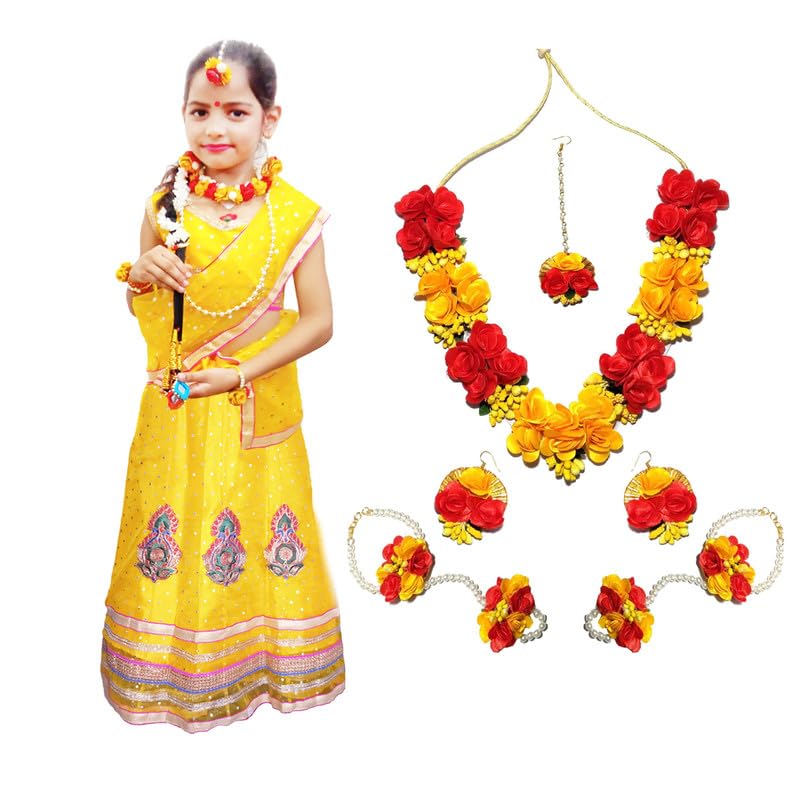 Sarvda Silk,Polyester Krishna Radha Dress For Kids Mukut Mor Pankh Kundal Flute Costume Kits|Janmashtami Kanha Costume For 1 2 3 4 5 6 7 8 Year Boy&Girls(7-8 Years,Brij-Rani Radha(All Includes)) (B0CFJJ7J6L) Amazon Price History, Amazon Price Tracker