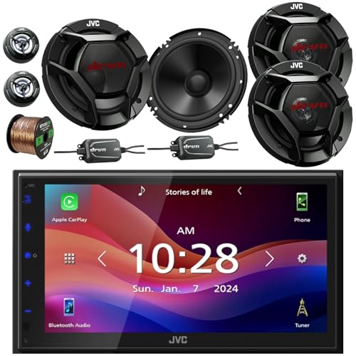 JVC KW-M695BW 6.8" LCD Display WiFi Bluetooth USB/MP3 Stereo Multimedia miniatura 1