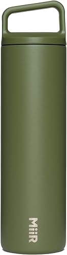 MiiR, Wide Mouth Water Bottle, Vacuum Insulated, Leakproof, Stainless Steel Construction