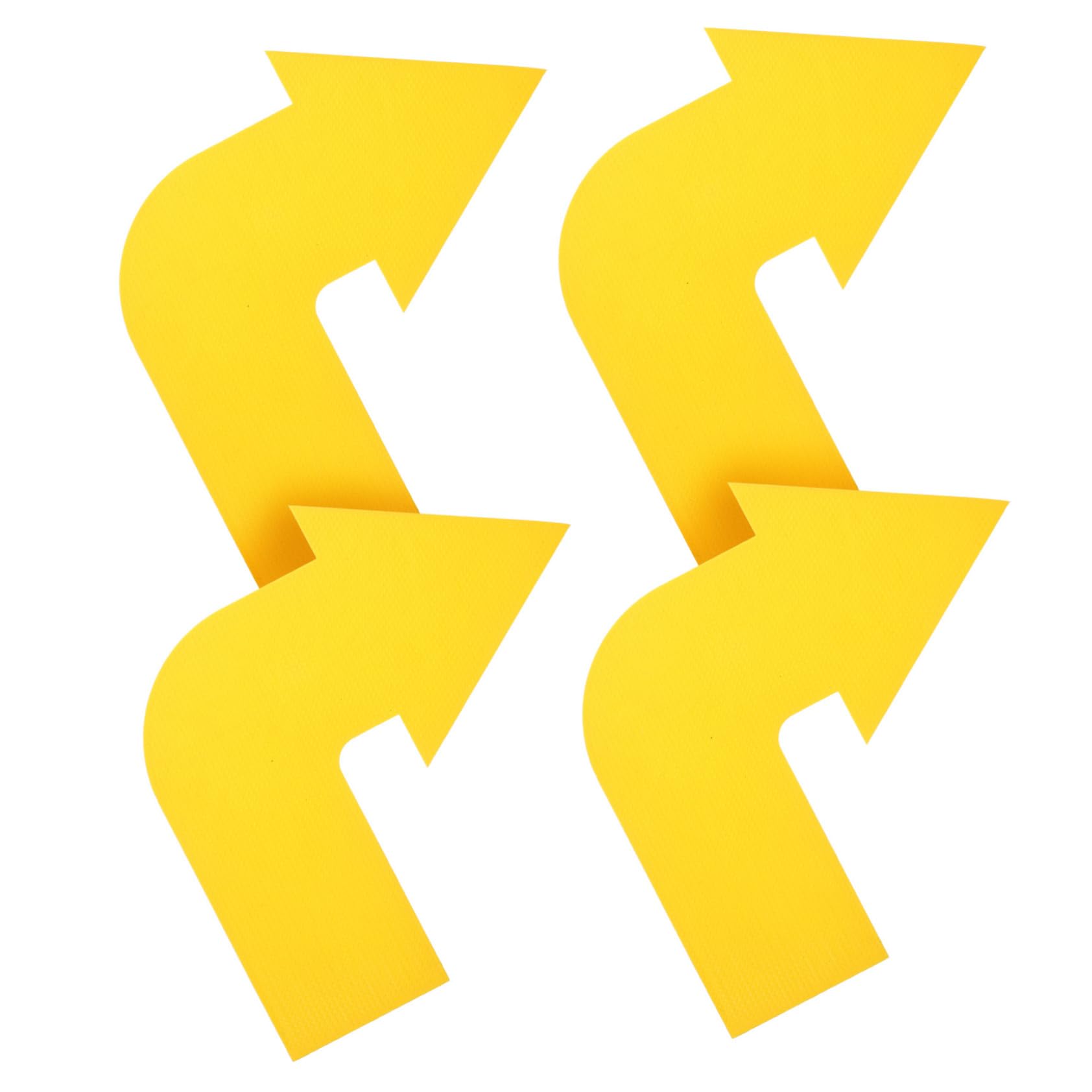 Hemoton Durable Tennis Training Devices 4pcs Arrow Angle Markers Safe Non-Slip for Various Sports Courts