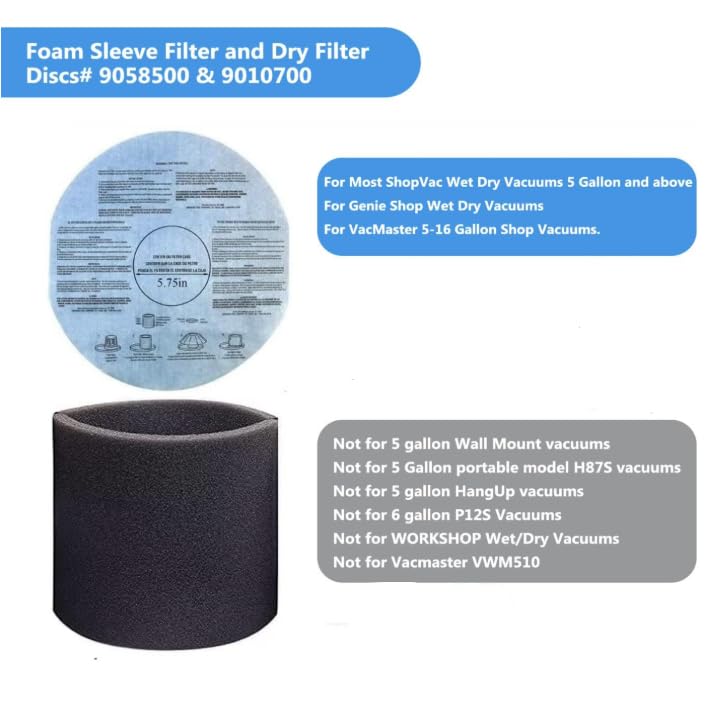 Pièce De Rechange Déflecteur D’admission Pour Aspirateur Shop Vac 7413197 – Plastique Noir, Anti-colmatage