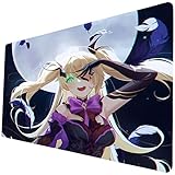 Gaming Mouse Pad Genshin Impact Gamer Desk Computer Mat Extended Large Play Mat XL 23.6 X 13.7 Inch Desk Pad Long Non-Slip Rubber Base58