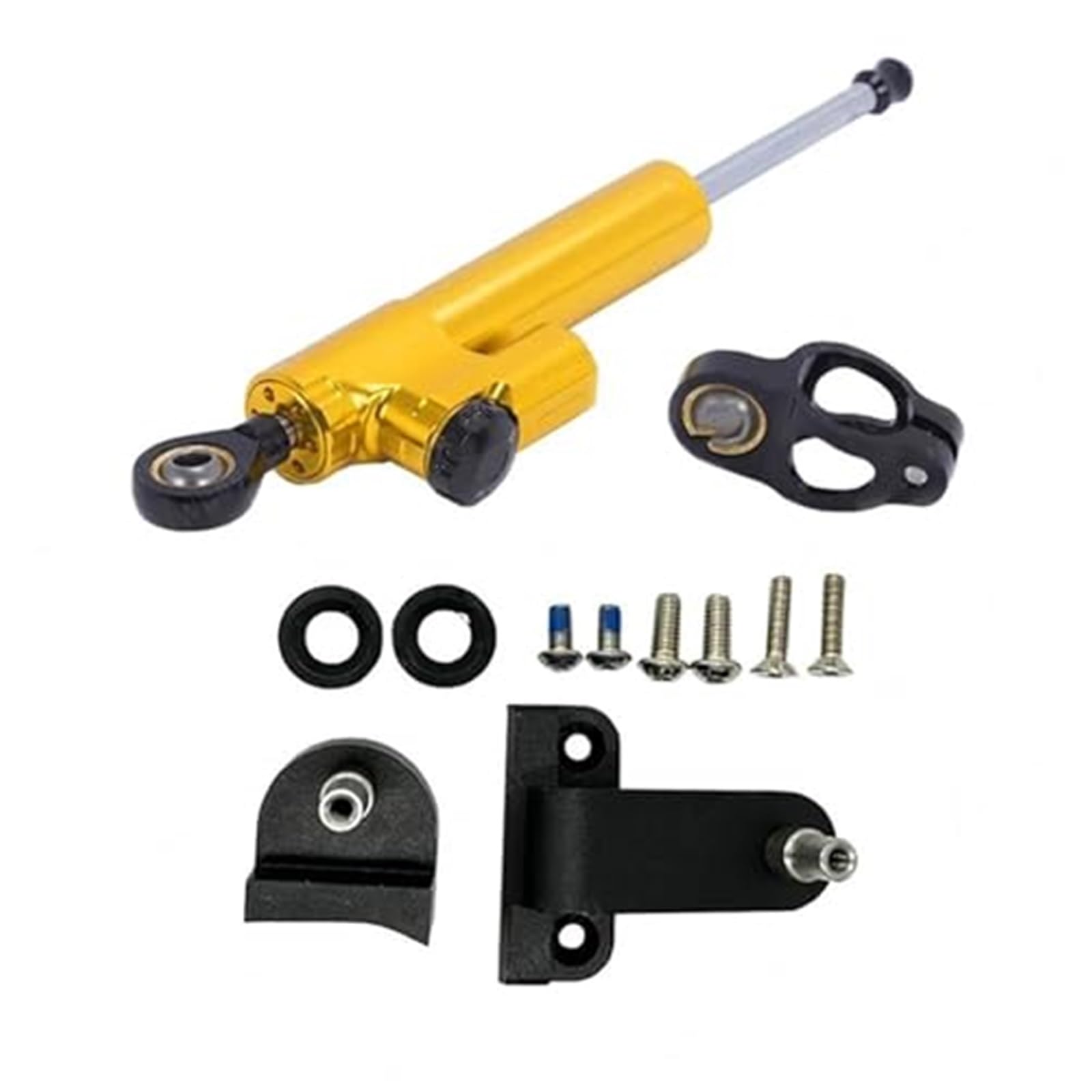Akcesoria, do Blade GT + Ll, Teverun Fighter, skuter elektryczny 11 Amortyzator układu kierowniczego do hulajnogi elek(BLACK Installation Kit1)