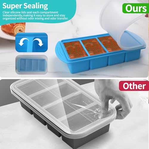 Set de moldes de silicona para congelador 8 piezas miniatura 4