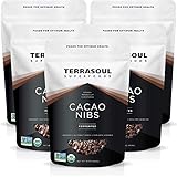 Terrasoul Superfoods Raw Organic Cacao Nibs, 5 Lbs (5 Pack) - Raw | Keto | Vegan