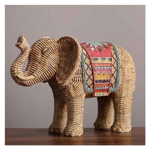 Statue éléphant moderne pour habiller un meuble vide de salon