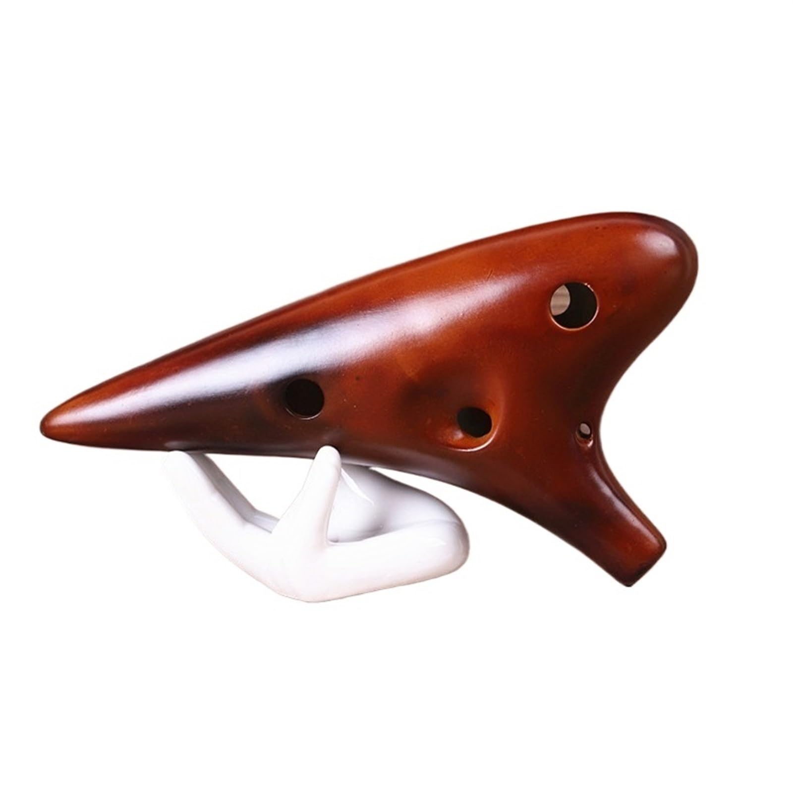 Ocarina Strumento Ocarina A 12 Fori Affumicato Con Paglia Suono Preciso Ocarina Per Principianti 12 Fori Professionale