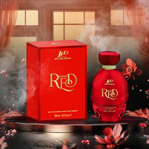 Image of Jean Paul Dupont (JPD) Divine Red - Long Lasting Perfume for Women - with Floral and Fruity notes - Eau de Parfum 100ml