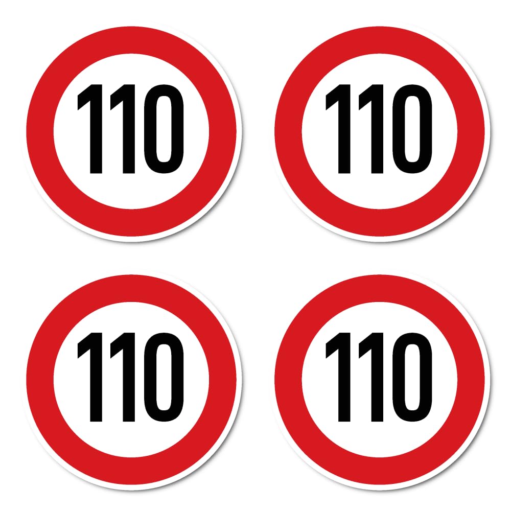 Autocollants : 25 Mm, Lot De 12 – Panneau De Signalisation StVO