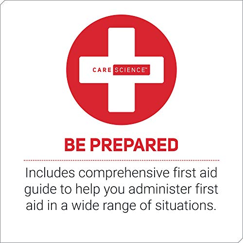 Care Science First Aid Kit All Purpose, 200 Pieces | Professional Use for Travel, Work, School, Home, Car, Survival, Camping, Hiking, and More