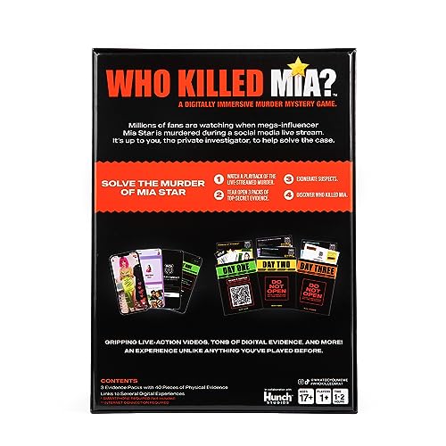 What DO You Meme? Who Killed Mia — A Modern Murder Mystery Game True Crime Solving Games for Adults, Find Out who Killed Influencer Mia Star, for True Crime Fans - image 6
