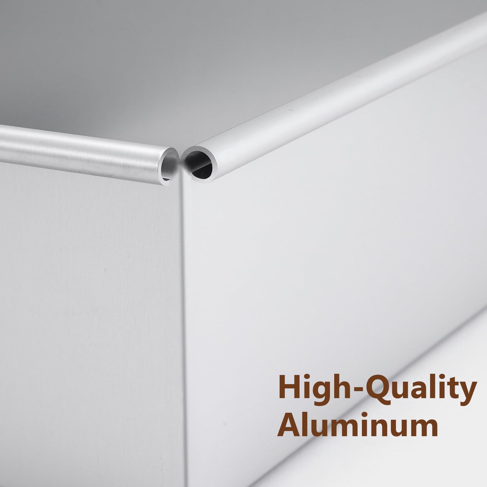 Kuchenform eckig 16,8 x 16,8 cm, Hochwertige Quadratische Backform aus eloxiertem Aluminium mit abnehmbarem Boden, silber