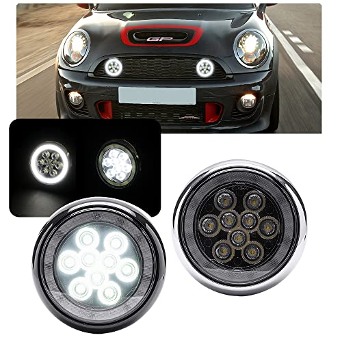 Feux de jour LED Halo Ring pour Mini Cooper R58 R59 au fini chrome haut de gamme
