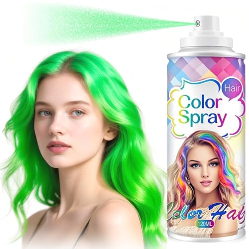 Spray Temporal Verde para Cabello de Niños y Mujeres miniatura 1