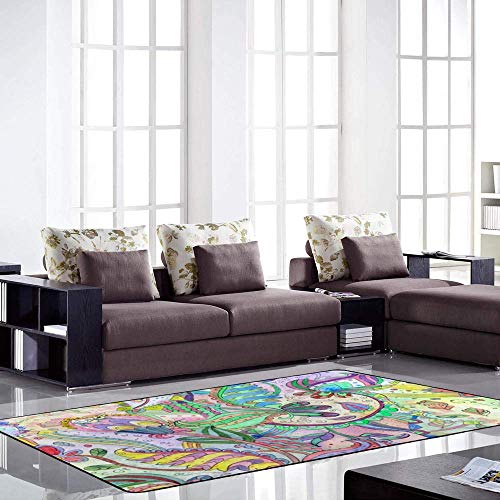 Tapis de sol velours corail épais 160x122 cm facile à nettoyer