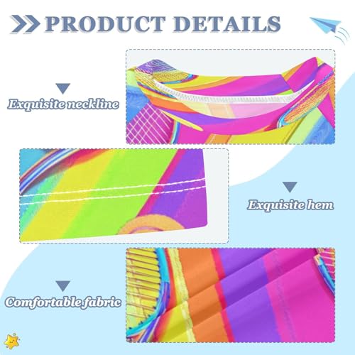 Boys Short Sleeve T-Shirts Tennis Ball Stripe Rashguard Kids Swim Shirts Sun UPF 50+3