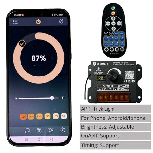 Transformateur dimmer Bluetooth 230V pour régler la luminosité de vos LED - 2