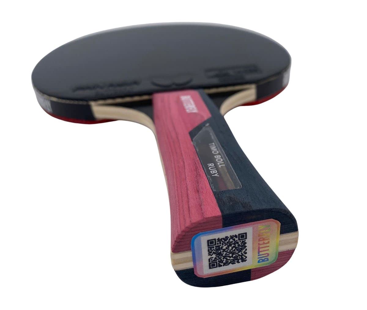 Racchetta Da Ping Pong Butterfly Timo Boll Ruby – 5 Strati, Gomma ITTF, Per Giocatori Esperti