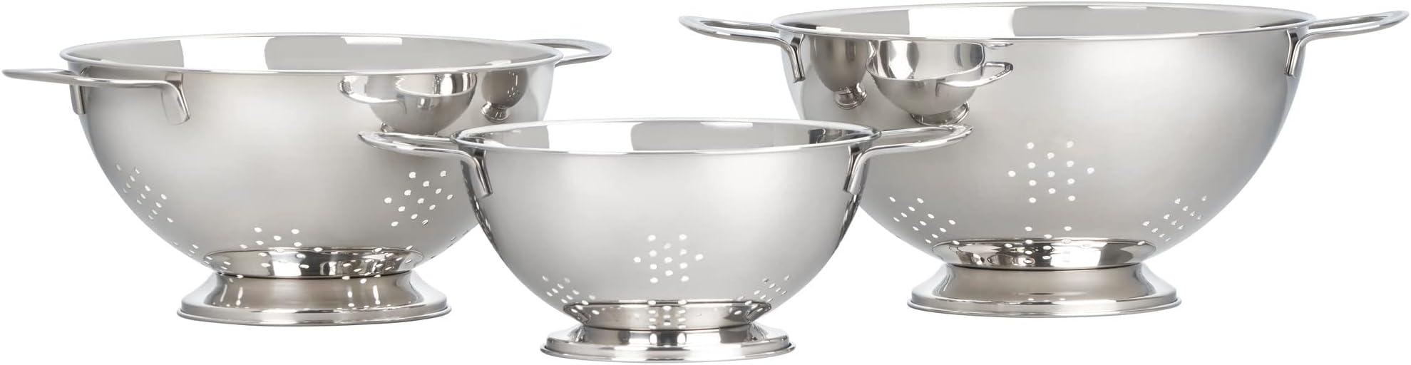 Set of 3 Stackable Colanders