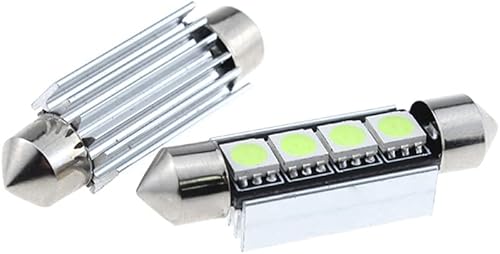 Miniatura 5 de Bombillas LED Festoon de 9-30 V extremadamente brillantes 211-2 212-2 578 sin errores, 1.61 pulgadas y 1.614 in para luces de cúpula de mapa