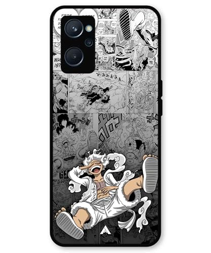 Image of Premium Anime 2 Case for Realme 9i (Glossy Finish) Soft-Touch Metal TPU Back Cover, Shockproof, Designer, Aesthetic Mobile Phone Case
