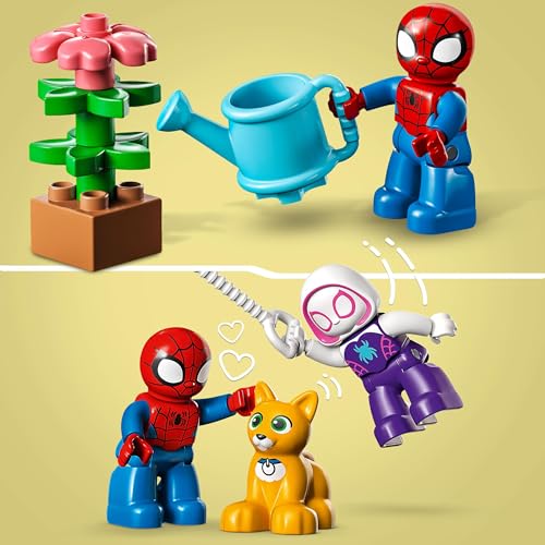 Image of LEGO DUPLO Marvel Spider-Man's House 10995 Building Toy Set; Spidey Gift for Ages 2+