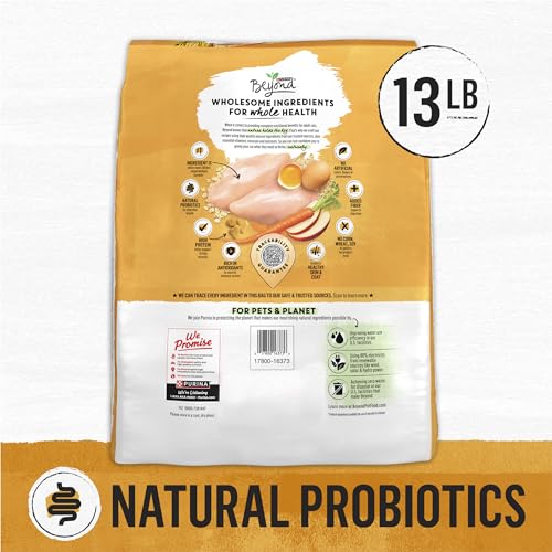 Image of Purina Beyond Natural Dry Cat Food Wholesome Ingredients for Whole Health White Meat Chicken and Whole Oat Meal Recipe - 13 lb. Bag