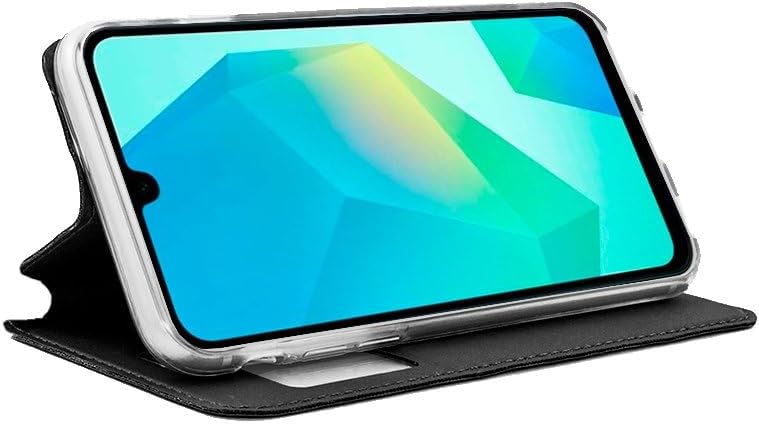 Cool Flip Cover Case for Samsung A165 Galaxy A16 / A16 5G Smooth Black