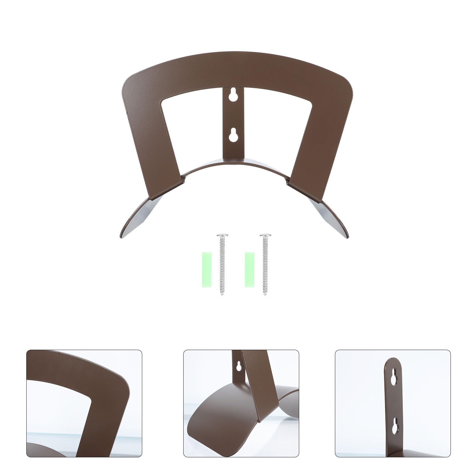 BESPORTBLE Soporte de Manguera de Jardín Metálico para Pared Estante de Almacenamiento Resistente para Riego Gancho Decorativo para Colgar Mangueras Adecuado para Organizar Patio y Jardín