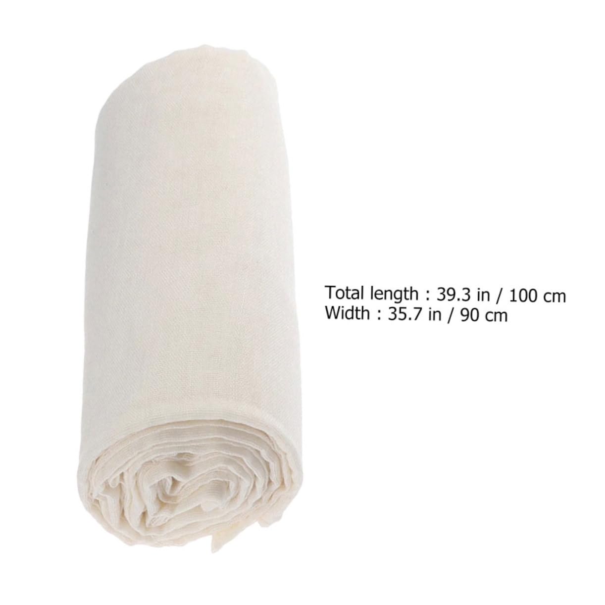 Garneck Soft Cotton Kitchen Cheese Cloth Set 3 Pack Yogurt Cloth Tofu Filter Sauce Filtering Multifunctional Muslin Fabric Reusable 100 * 90cm