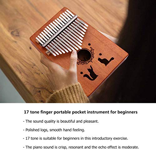 HEALLILY Kalimba Pouce Piano 17 Touches Mbira Doigt Piano Instrument de Musique Portable pour Enfants Adultes Débutants… - Les Beatles, Paul McCartney, John Lennon, RIngo Starr, George Harrison HEALLILY Kalimba Pouce Piano 17 Touches Mbira Doigt Piano Instrument de Musique Portable pour Enfants Adultes Débutants… – Image 5