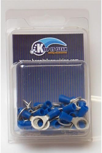 Keep It Clean RINGB8XBP Blue Ring Tongues Terminal Connector