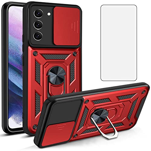 Coque Samsung S23 5G Asuwish avec cache caméra coulissant et verre trempé