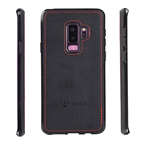 Abacus24-7 Samsung Galaxy S9 Plus Case, Slim Bumper Back-Protection S 9+ Cover, Black #TOP2