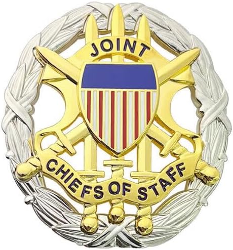 Reproduction US JCS JOINT CHIEFS OF STAFF BADGE FULL SIZE BADGE IDENTIFICATION POCKET PIN