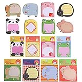 Diseño pequeño: el diseño de notas adhesivas novedosas es muy lindo y pequeño, muy cómodo de llevar contigo. Bonitas imágenes de animales y colores brillantes que hacen feliz a la gente.