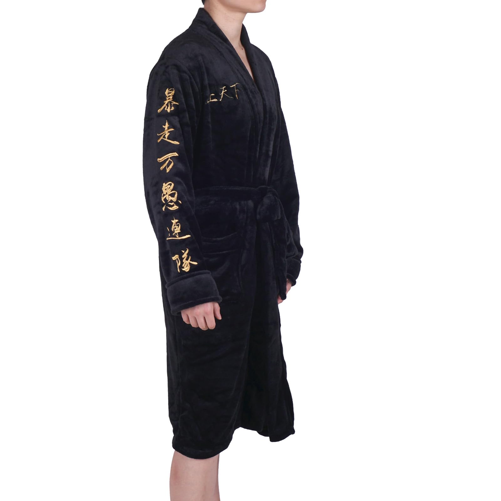 CoolChange Albornoz Toman con caracteres bordados para fans de Tokyo Revengers | Tallas: S/M, L/XL