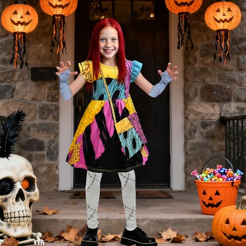 Disfraz Sally para Niñas Cosplay Nightmare Before Christmas miniatura 6