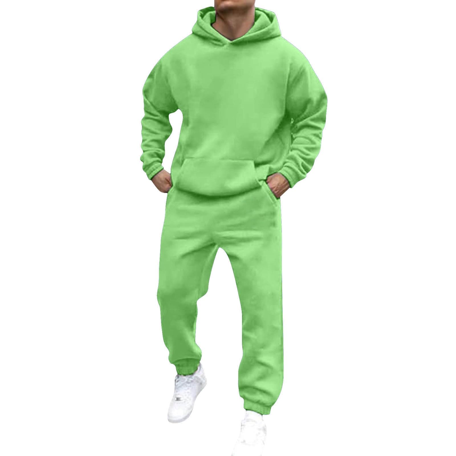 Generisch Ensemble sweat à capuche et pantalon de jogging pour homme