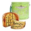 Pistachio Cream & Chocolate Panettone Cake - Authentic Chiostro Di Saronno 750kg Pistachio & Chocolate Chip Panettone Christmas Cake for Secret Santa Gifts, Christmas Gifts for Women